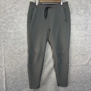 UNRL Performance Jogger Pant Mens Sz M Gray Wind Water Resistant Zip Pocket